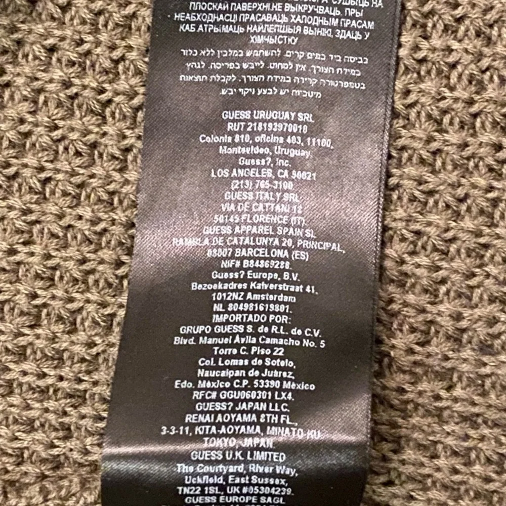 Guess • Medium • Green Long Sleeve Choker Knit Top - Picture 8 of 10